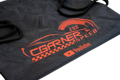 CGARNERSPEED NYLON BACKPACK BLACK