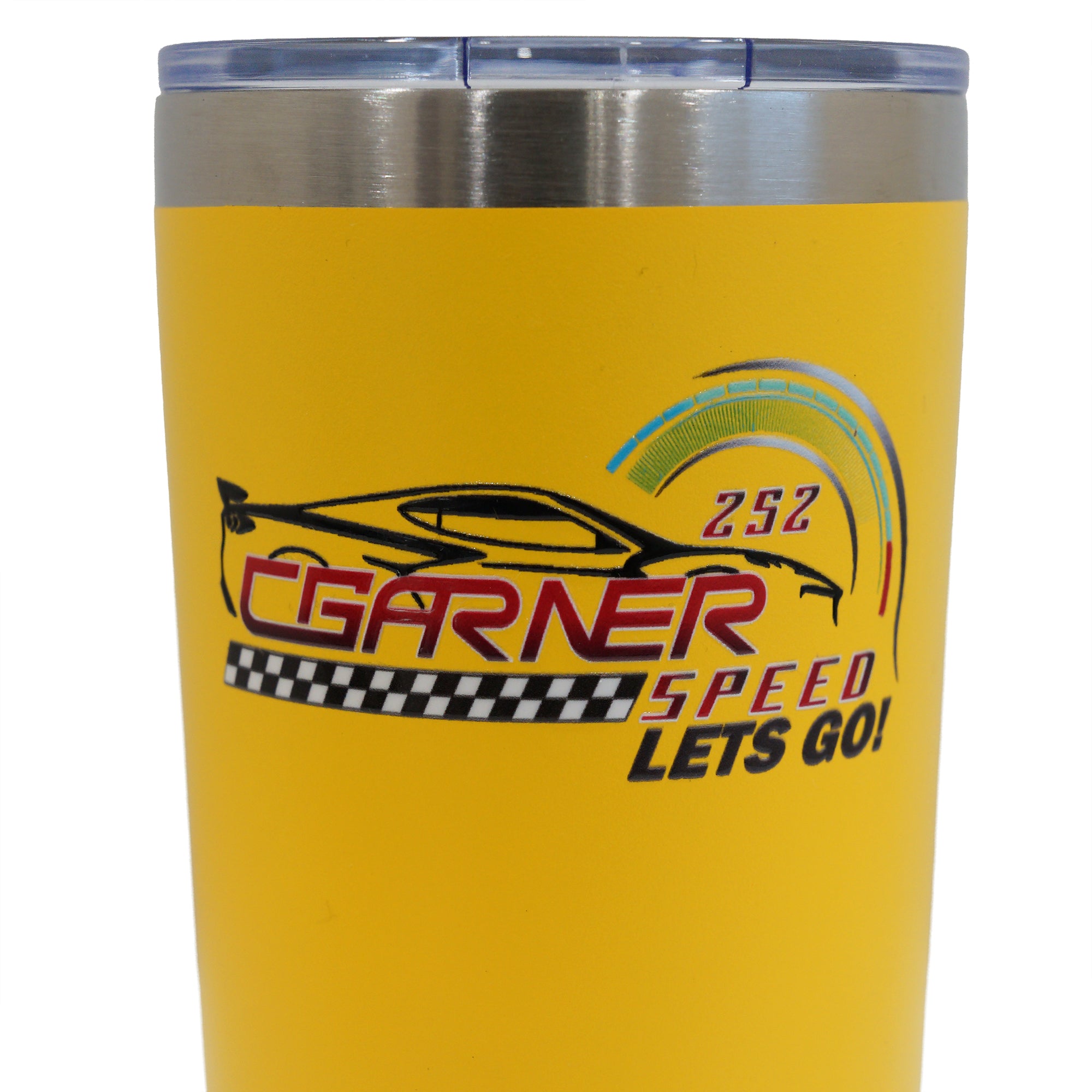 CGARNERSPEED COFFEE MUG YELLOW TITANIUM