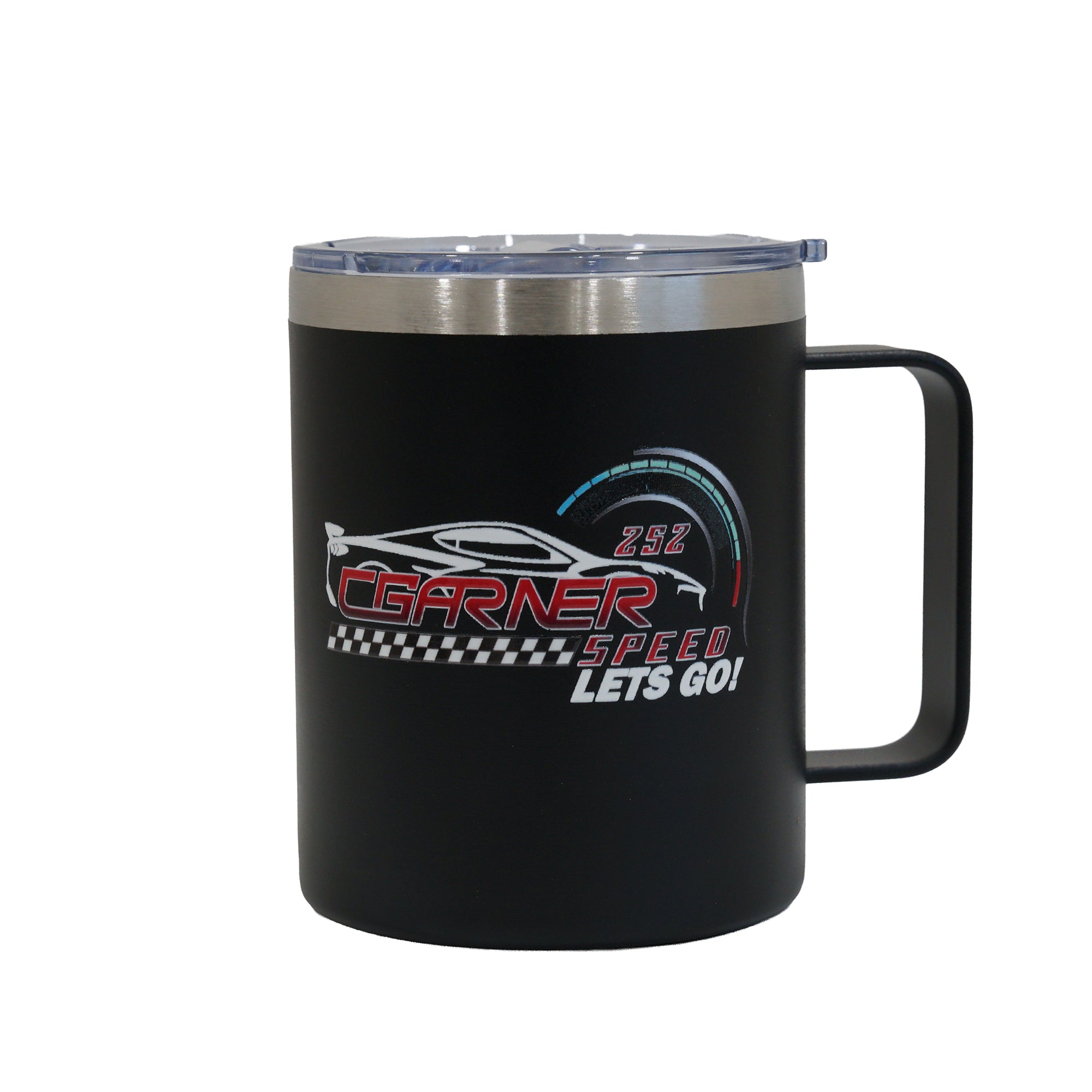 CGARNERSPEED COFFEE MUG BLACK TITANIUM
