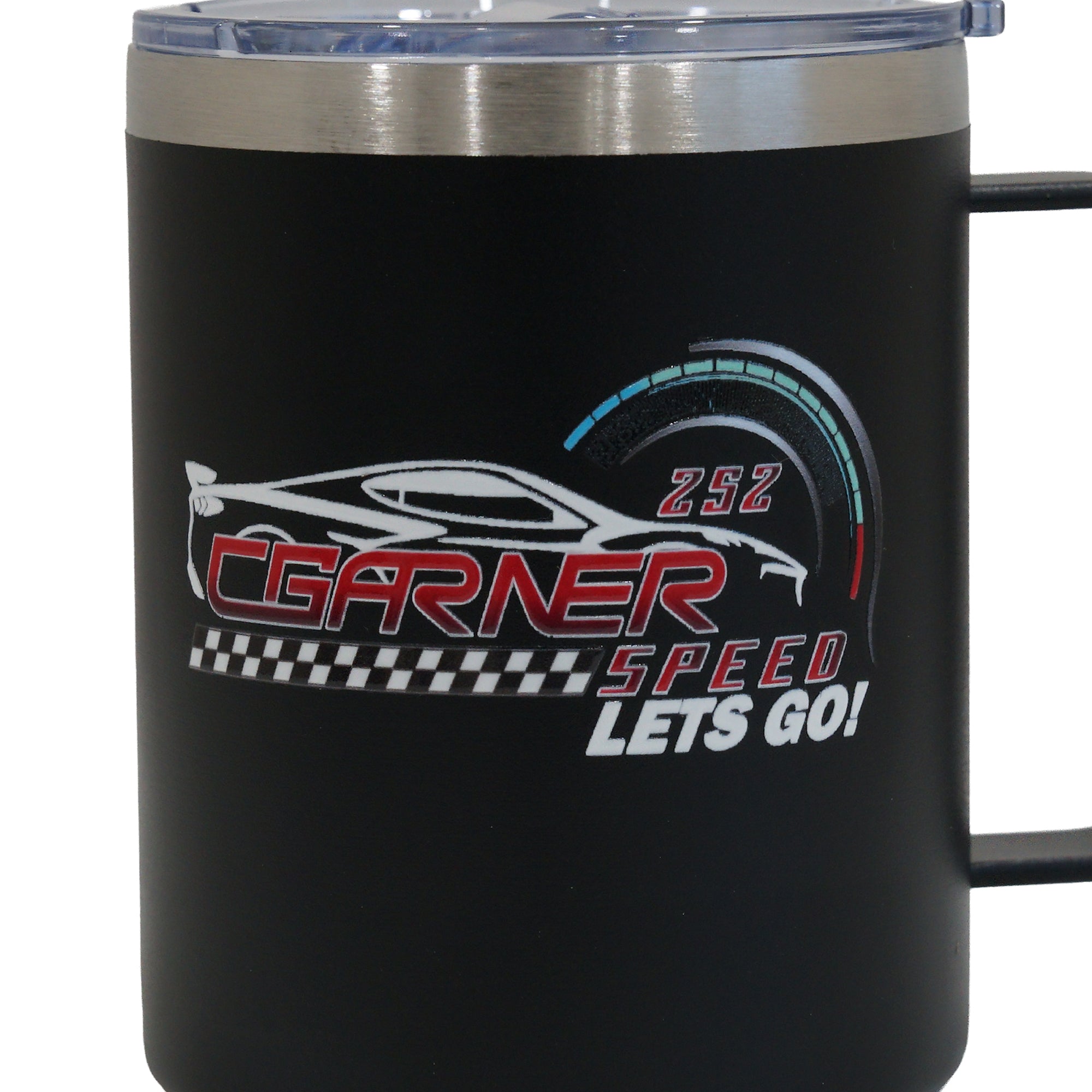 CGARNERSPEED COFFEE MUG BLACK TITANIUM