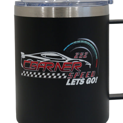 CGARNERSPEED COFFEE MUG BLACK TITANIUM