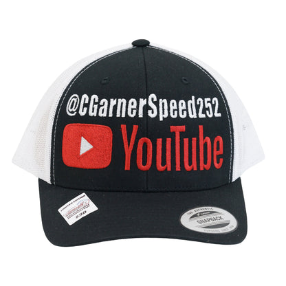 CGARNERSPEED TRUCKER HAT WHITE