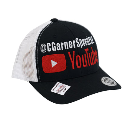 CGARNERSPEED TRUCKER HAT WHITE